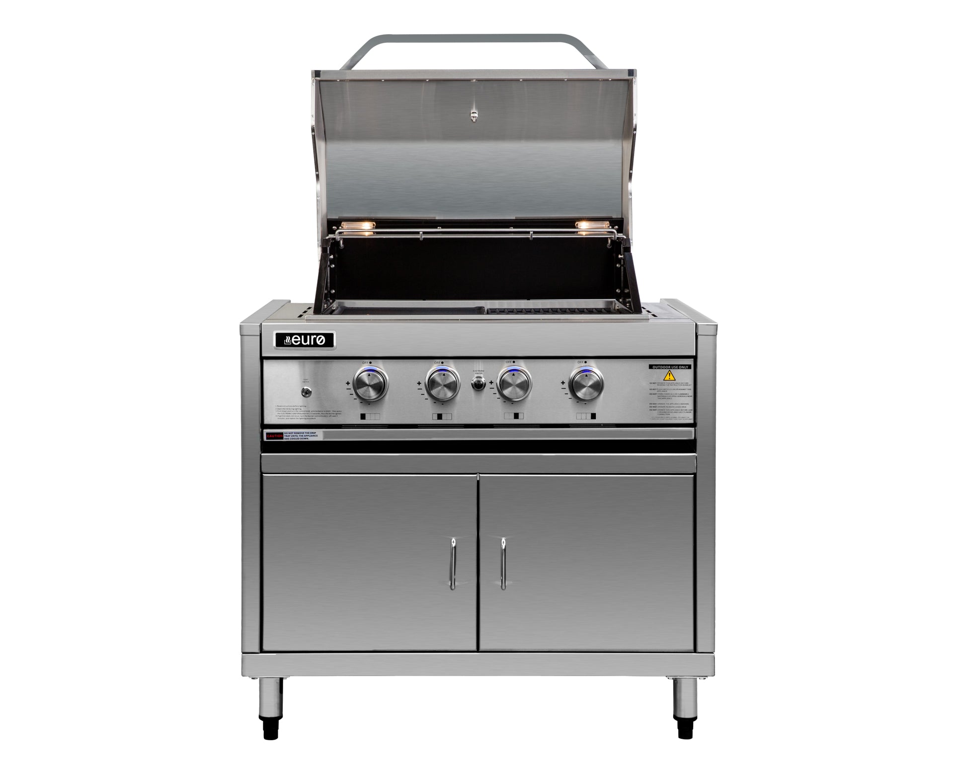 Stainless Steel 4 Burner BBQ Module - cronin-alfresco